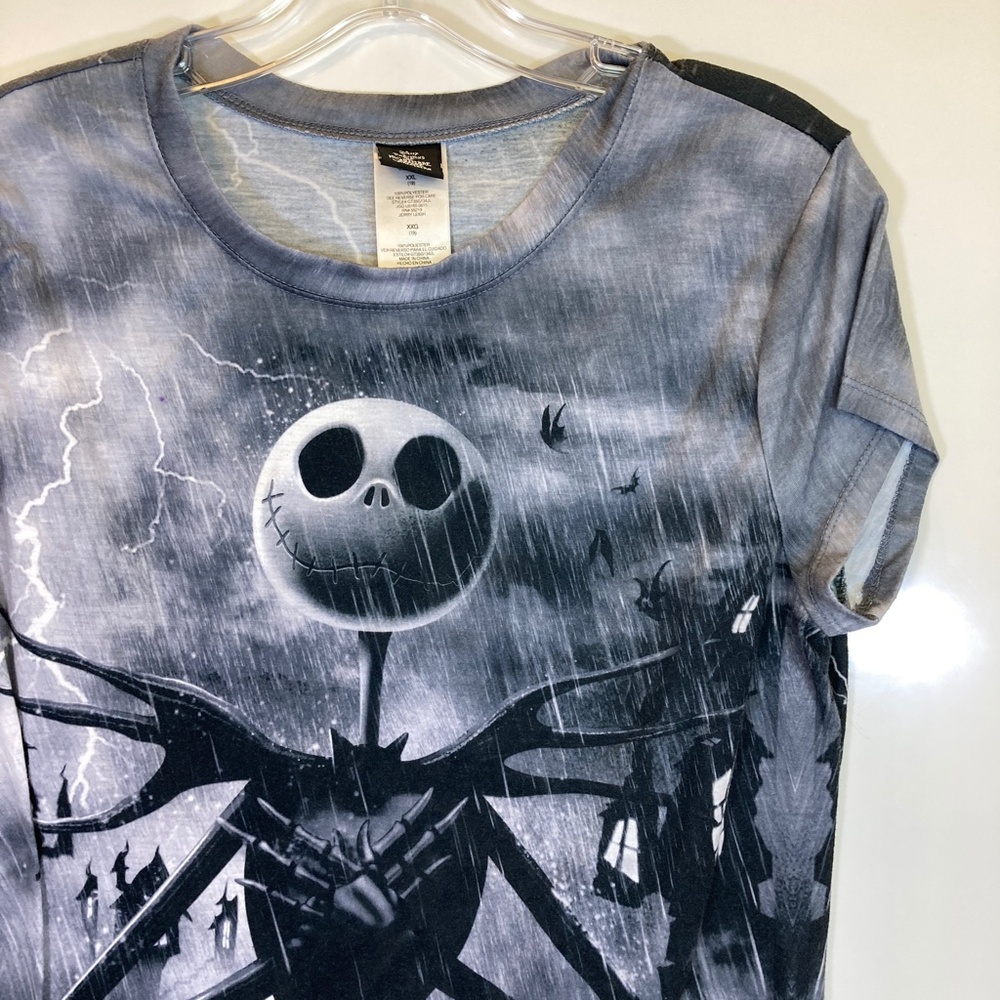 Disney Nightmare Before Christmas Jack Skellington Shirt Sz XXL 19 2 Sided - Picture 7 of 12